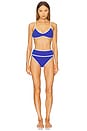 view 4 of 4 Carlotta Bikini Bottom in Riviera Azure