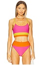 view 1 of 4 Eva Bikini Top in Soleil Colorblock