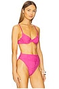view 2 of 5 Camilla Bikini Top in Strawberry Stand Terry