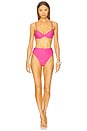 view 4 of 5 Camilla Bikini Top in Strawberry Stand Terry