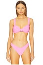 view 1 of 4 Sophia Bikini Top in Prism Pink