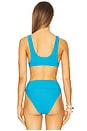 view 3 of 4 Peyton Bikini Top in Riviera Blue