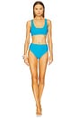 view 4 of 4 Highway Bikini Bottom in Riviera Blue