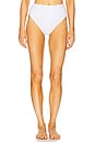 view 1 of 5 Hazel Bikini Bottom in White Magnolia Eyelet