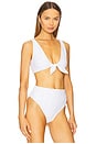 view 2 of 5 Dallas Bikini Top in White Magnolia Eyelet