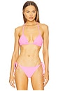 view 1 of 4 Winona Bikini Top in Prism Pink