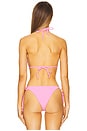view 3 of 4 Winona Bikini Top in Prism Pink
