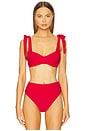 view 1 of 4 Blair Bikini Top in Red