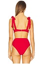 view 3 of 4 Blair Bikini Top in Red