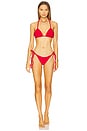view 4 of 4 Soleil Bikini Bottom in Red