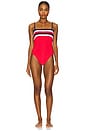 view 2 of 5 Jessa One Piece Swimsuit in American Colorblock