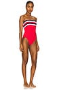 view 3 of 5 Jessa One Piece Swimsuit in American Colorblock