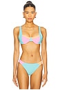 view 1 of 4 Brooks Bikini Top in Crush Colorblock