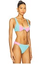view 2 of 4 Brooks Bikini Top in Crush Colorblock