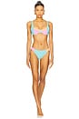 view 4 of 4 Brooks Bikini Top in Crush Colorblock