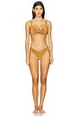 view 4 of 5 HAUT DE MAILLOT DE BAIN SOPHIA in Mocha Shine