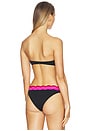view 3 of 4 HAUT DE MAILLOT DE BAIN FORME BANDEAU SYBIL in Electric Wave