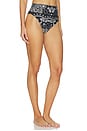 view 2 of 4 Highway Highwaist Bikini Bottom in Bandana Black