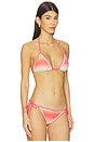 view 2 of 4 Winona Triangle Bikini Top in Guava Jelly
