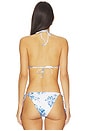 view 3 of 4 Julie Triangle Bikini Top in Blushing Bloom