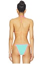 view 3 of 4 HAUT DE MAILLOT DE BAIN TRIANGLE WINONA in Aqua Haze