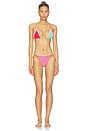 view 4 of 4 BAS DE MAILLOT DE BAIN AVEC LIENS À NOUER CÔTÉS SOLEIL in Aqua Haze