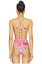 view 3 of 4 TOP BIKINI CON AROS KORI in Passion Fruit