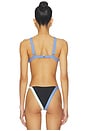 view 3 of 4 HAUT DE MAILLOT DE BAIN TRIANGLE MIKA in Sapphire Sea