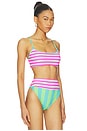 view 2 of 4 Val Bikini Top in Cove Stripe