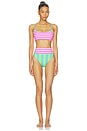 view 4 of 4 Val Bikini Top in Cove Stripe