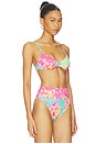 view 2 of 4 TOP BIKINI CAMILLA in Bloom Lagoon