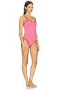 view 3 of 6 Hayes One Piece in Crimson Stripe