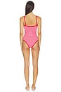 view 4 of 6 Hayes One Piece in Crimson Stripe