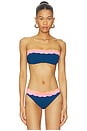 view 1 of 5 HAUT DE MAILLOT DE BAIN SYBIL in Seashell Isle Colorblock