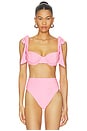 view 1 of 5 HAUT DE MAILLOT DE BAIN DREA in Shoreline Pink Shine