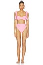 view 4 of 5 HAUT DE MAILLOT DE BAIN DREA in Shoreline Pink Shine