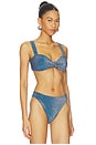 view 2 of 5 TOP BIKINI SOPHIA in Seashell Isle Shine