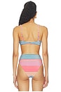 view 3 of 5 TOP BIKINI LULU in Vibrant Volley Stripes
