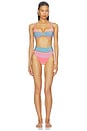 view 4 of 5 TOP BIKINI LULU in Vibrant Volley Stripes