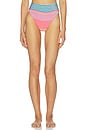 view 1 of 5 BAS DE MAILLOT DE BAIN HIGHWAY in Vibrant Volley Stripes