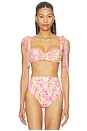 view 1 of 5 TOP BIKINI DREA in Neon Bouquet