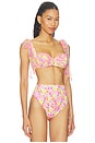 view 2 of 5 TOP BIKINI DREA in Neon Bouquet