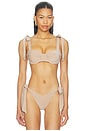 view 1 of 5 TOP BIKINI DELILAH in Honey Beige