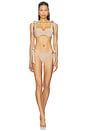 view 4 of 5 BAS DE MAILLOT DE BAIN PHILIPPA in Honey Beige