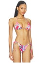 view 2 of 4 TOP BIKINI TRIANGULAR BIJOU in Pop Floral