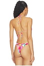 view 3 of 4 TOP BIKINI TRIANGULAR BIJOU in Pop Floral
