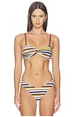 view 2 of 6 Juno Bikini Top in Paradise Stripe