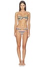 view 5 of 4 Vanessa Bikini Bottom in Paradise Stripe