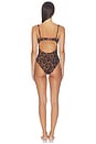 view 4 of 3 Zona One Piece in Caramel Leopard