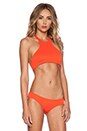 view 2 of 3 Paxos Bikini Top in Liza Red